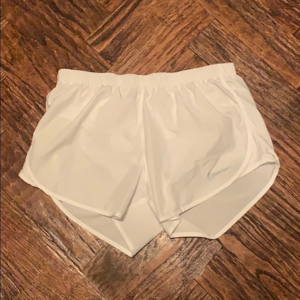 white nike shorts!